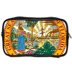Great Seal Of Florida  Toiletries Bag (one Side) by abbeyz71