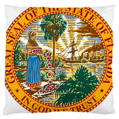 Great Seal Of Florida  Large Cushion Case (two Sides) by abbeyz71