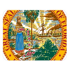 Great Seal Of Florida  Double Sided Flano Blanket (large)  by abbeyz71