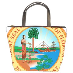 Great Seal Of Florida, 1900-1985 Bucket Bag by abbeyz71