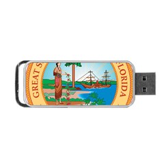 Great Seal Of Florida, 1900-1985 Portable Usb Flash (two Sides) by abbeyz71