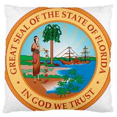 Great Seal Of Florida, 1900-1985 Standard Flano Cushion Case (one Side) by abbeyz71