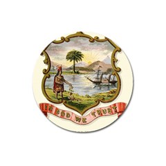 Historical Florida Coat Of Arms Magnet 3  (round) by abbeyz71