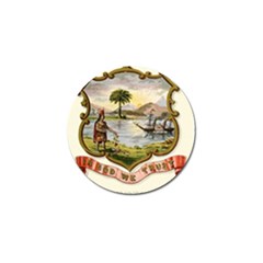 Historical Florida Coat Of Arms Golf Ball Marker by abbeyz71