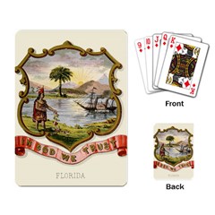 Historical Florida Coat Of Arms Playing Cards Single Design by abbeyz71