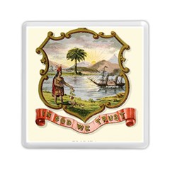 Historical Florida Coat Of Arms Memory Card Reader (square) by abbeyz71