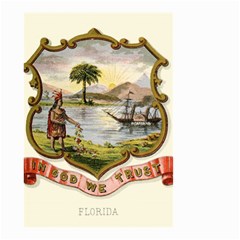 Historical Florida Coat Of Arms Small Garden Flag (two Sides) by abbeyz71