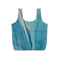 Blue Swirl Full Print Recycle Bag (s) by WILLBIRDWELL