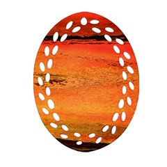 Sunset Ornament (oval Filigree) by WILLBIRDWELL