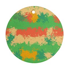 Spots in retro colors                                             Ornament (Round)