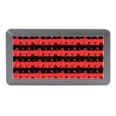 Donated Kidney Pink And Black Halloween Nightmare Stripes  Memory Card Reader (mini) by PodArtist