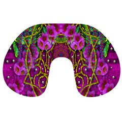 Star Of Freedom Ornate Rainfall In The Tropical Rainforest Travel Neck Pillows by pepitasart