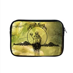 Awesome Creepy Skeleton With Skull Apple MacBook Pro 15  Zipper Case