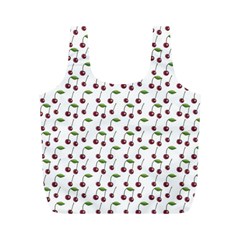 Musical Cherries Pattern Full Print Recycle Bag (m)