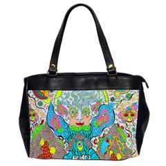 Angel Pyramid Blaster Oversize Office Handbag (2 Sides) by chellerayartisans