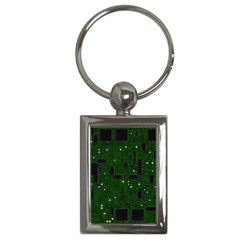 Board Conductors Circuits Key Chains (Rectangle) 