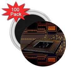 Processor Cpu Board Circuits 2.25  Magnets (100 pack) 