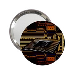 Processor Cpu Board Circuits 2.25  Handbag Mirrors