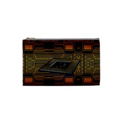 Processor Cpu Board Circuits Cosmetic Bag (Small)
