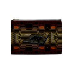 Processor Cpu Board Circuits Cosmetic Bag (Medium)