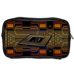 Processor Cpu Board Circuits Toiletries Bag (One Side)