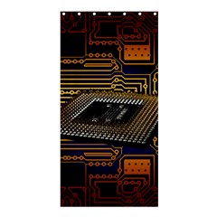 Processor Cpu Board Circuits Shower Curtain 36  x 72  (Stall) 