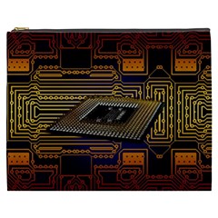 Processor Cpu Board Circuits Cosmetic Bag (XXXL)