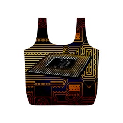 Processor Cpu Board Circuits Full Print Recycle Bag (S)