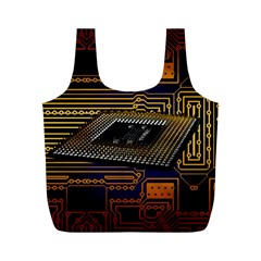 Processor Cpu Board Circuits Full Print Recycle Bag (M)