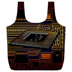 Processor Cpu Board Circuits Full Print Recycle Bag (XL)