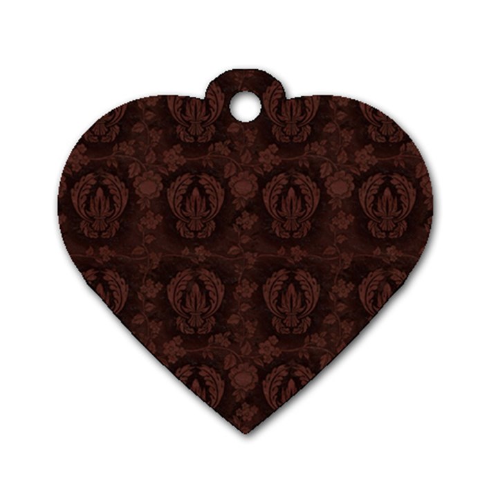Leather 1568432 1920 Dog Tag Heart (One Side)