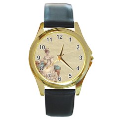 Background 1775324 1920 Round Gold Metal Watch