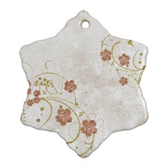 Background 1775372 1920 Snowflake Ornament (two Sides) by vintage2030