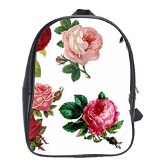 Roses 1770165 1920 School Bag (xl) by vintage2030