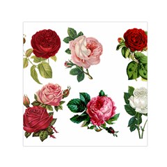 Roses 1770165 1920 Small Satin Scarf (square) by vintage2030