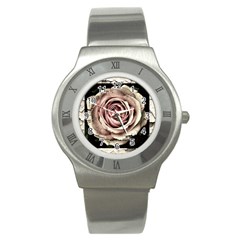 Vintage Rose Stainless Steel Watch by vintage2030