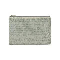 Handwritten Letter 2 Cosmetic Bag (medium) by vintage2030