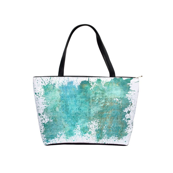 Splash Teal Classic Shoulder Handbag