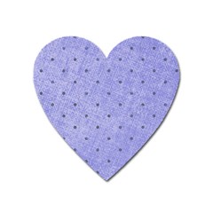 Dot Blue Heart Magnet by vintage2030