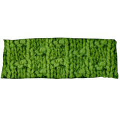 Knitted Wool Chain Green Body Pillow Case (dakimakura) by vintage2030