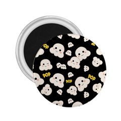 Cute Kawaii Popcorn pattern 2.25  Magnets
