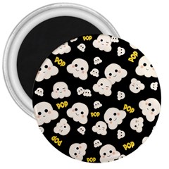 Cute Kawaii Popcorn pattern 3  Magnets