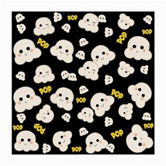 Cute Kawaii Popcorn pattern Medium Glasses Cloth (2-Side)