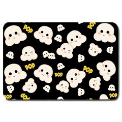 Cute Kawaii Popcorn pattern Large Doormat 