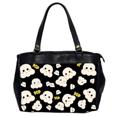 Cute Kawaii Popcorn pattern Oversize Office Handbag (2 Sides)
