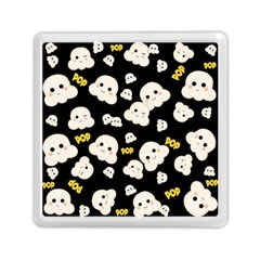 Cute Kawaii Popcorn Pattern Memory Card Reader (square)