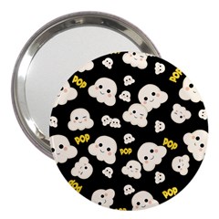 Cute Kawaii Popcorn pattern 3  Handbag Mirrors