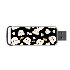 Cute Kawaii Popcorn pattern Portable USB Flash (One Side)