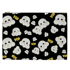 Cute Kawaii Popcorn pattern Cosmetic Bag (XXL)