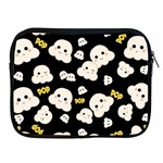 Cute Kawaii Popcorn pattern Apple iPad 2/3/4 Zipper Cases Front